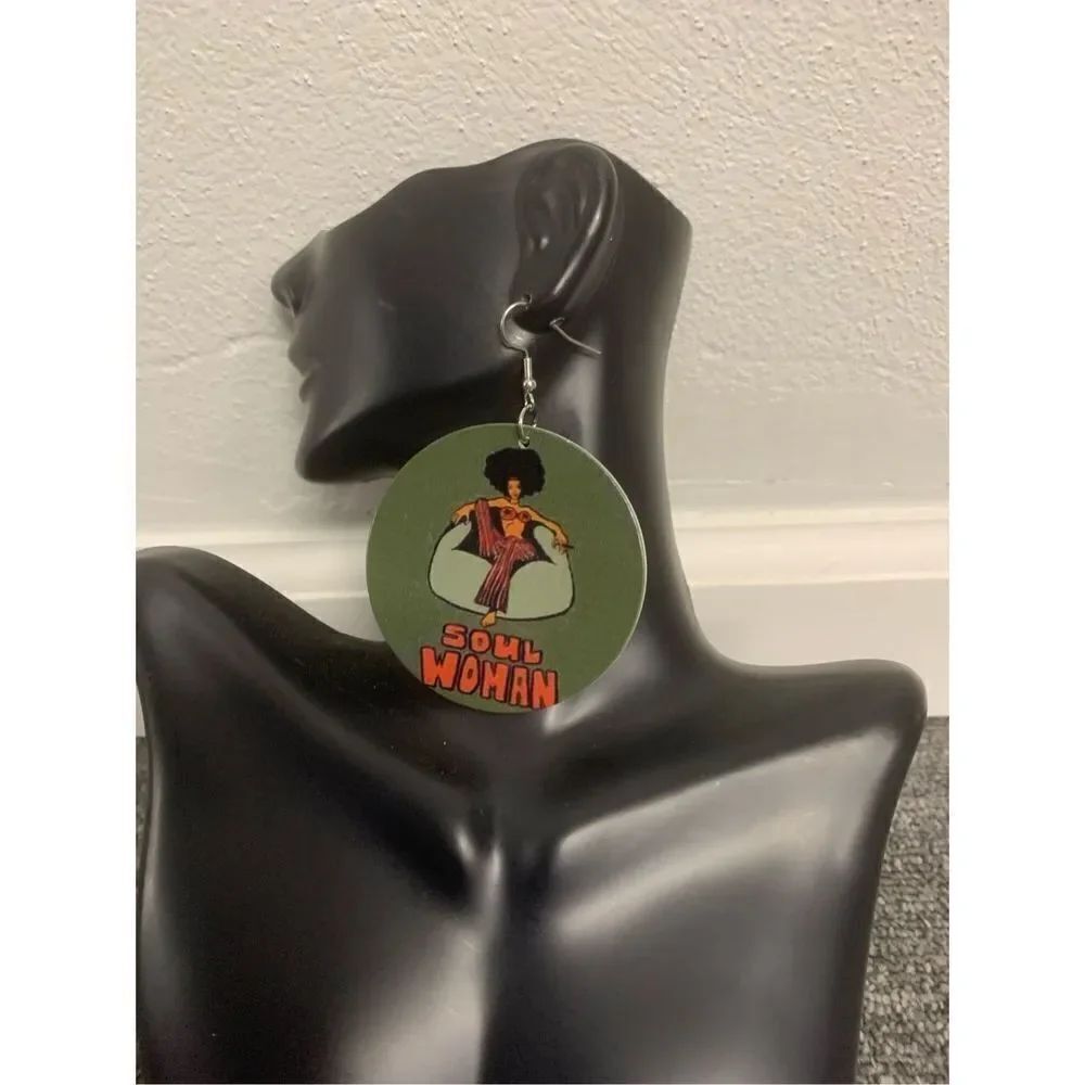 Afrocentric statement earrings